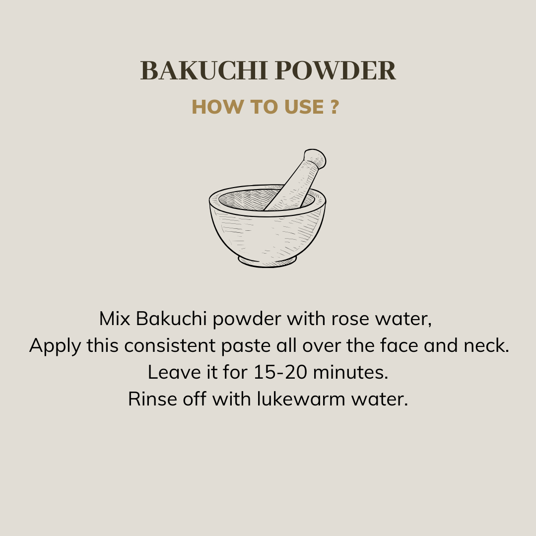 Bakuchi Powder | 100gms | For Pigmentation,Pores, Fine Lines & Wrinkles