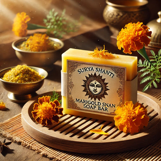 Surya Shanti Marigold Snan Soap Bar 100gms