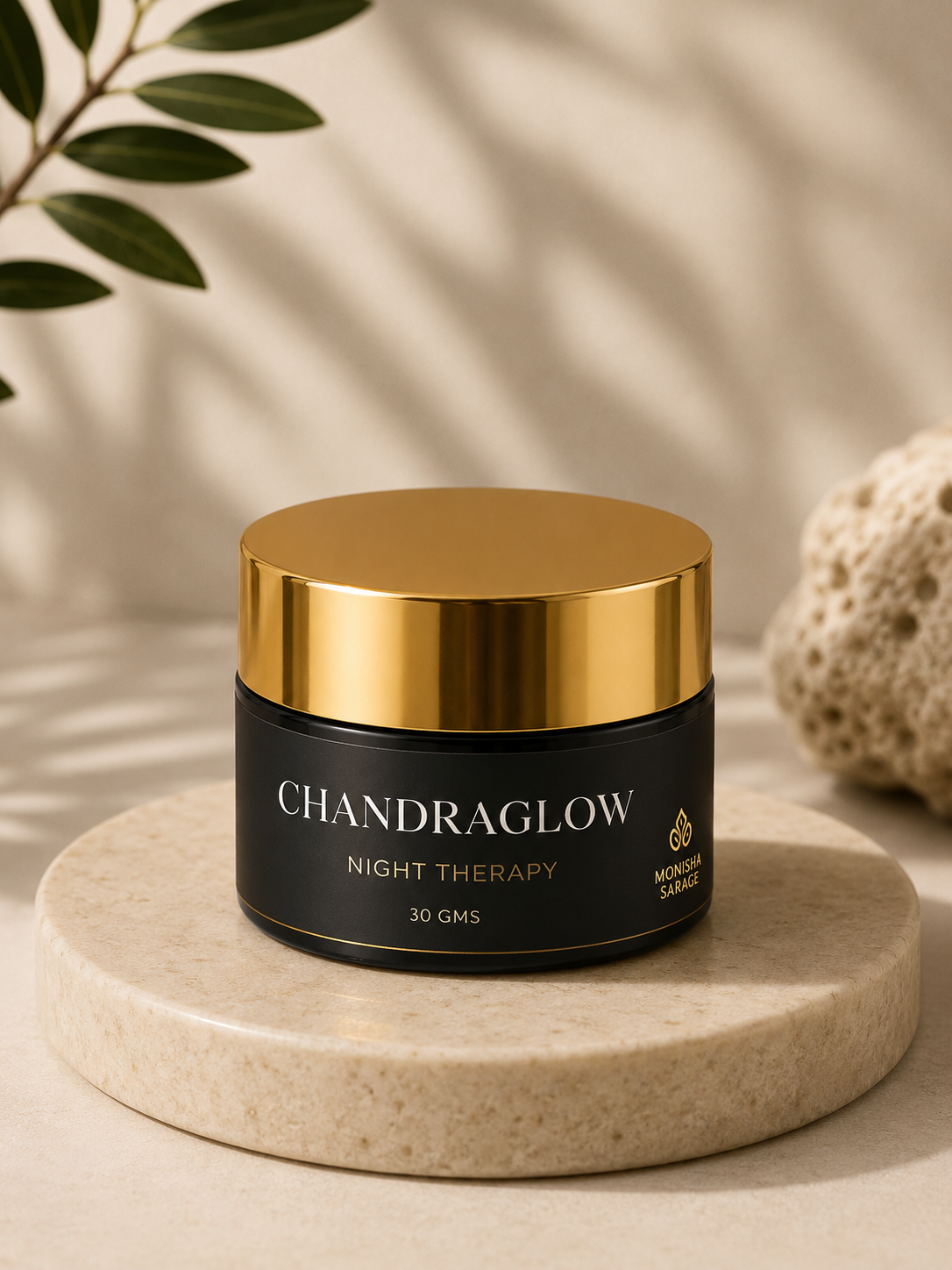 Chandraglow Night Therapy | with Mogra & Kashmiri Saffron | 30gms
