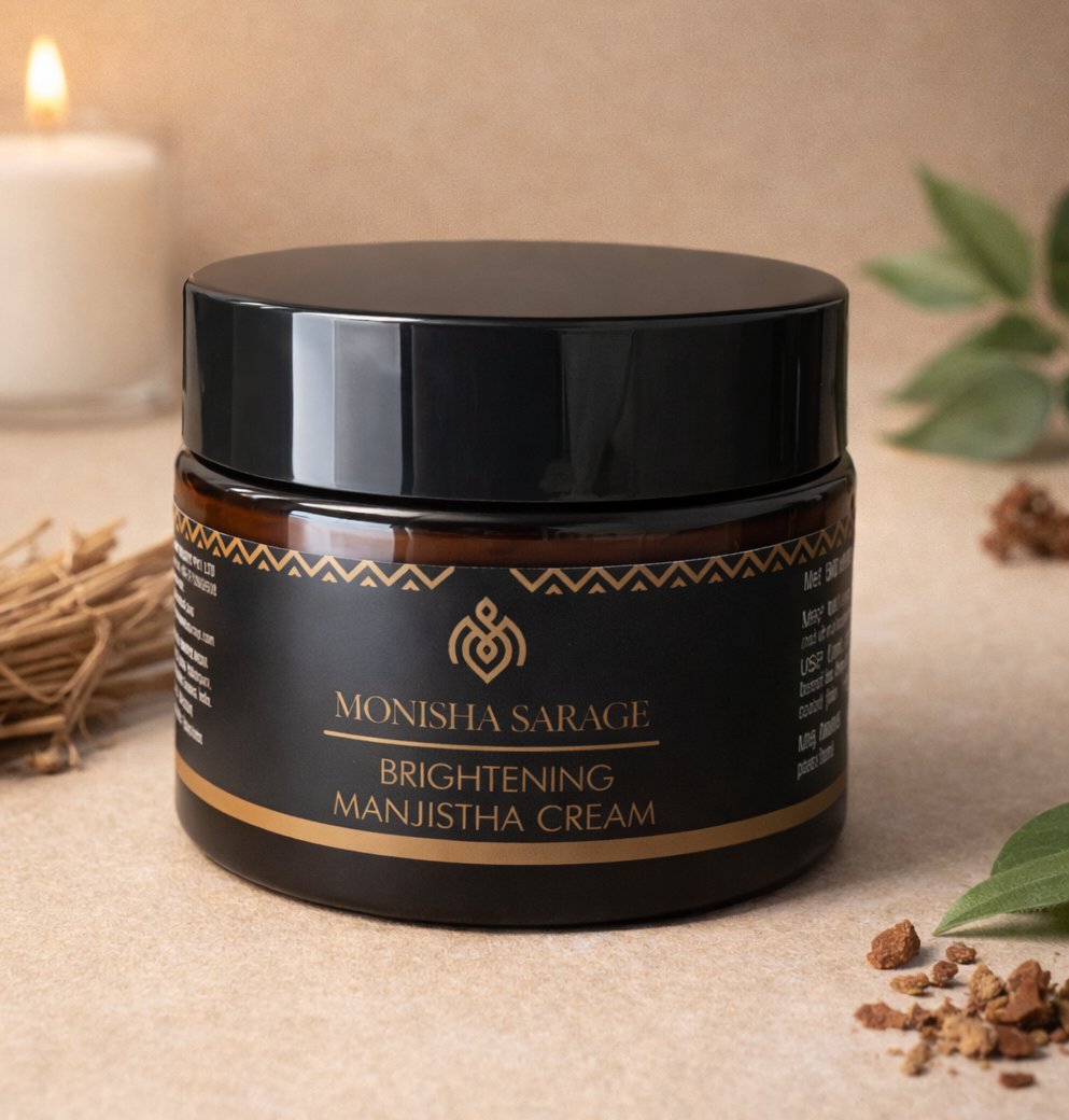 Brightening Manjistha Cream | Anti pigmentation| Day -Night Moisturiser| Suitable for all skin type| 50gms