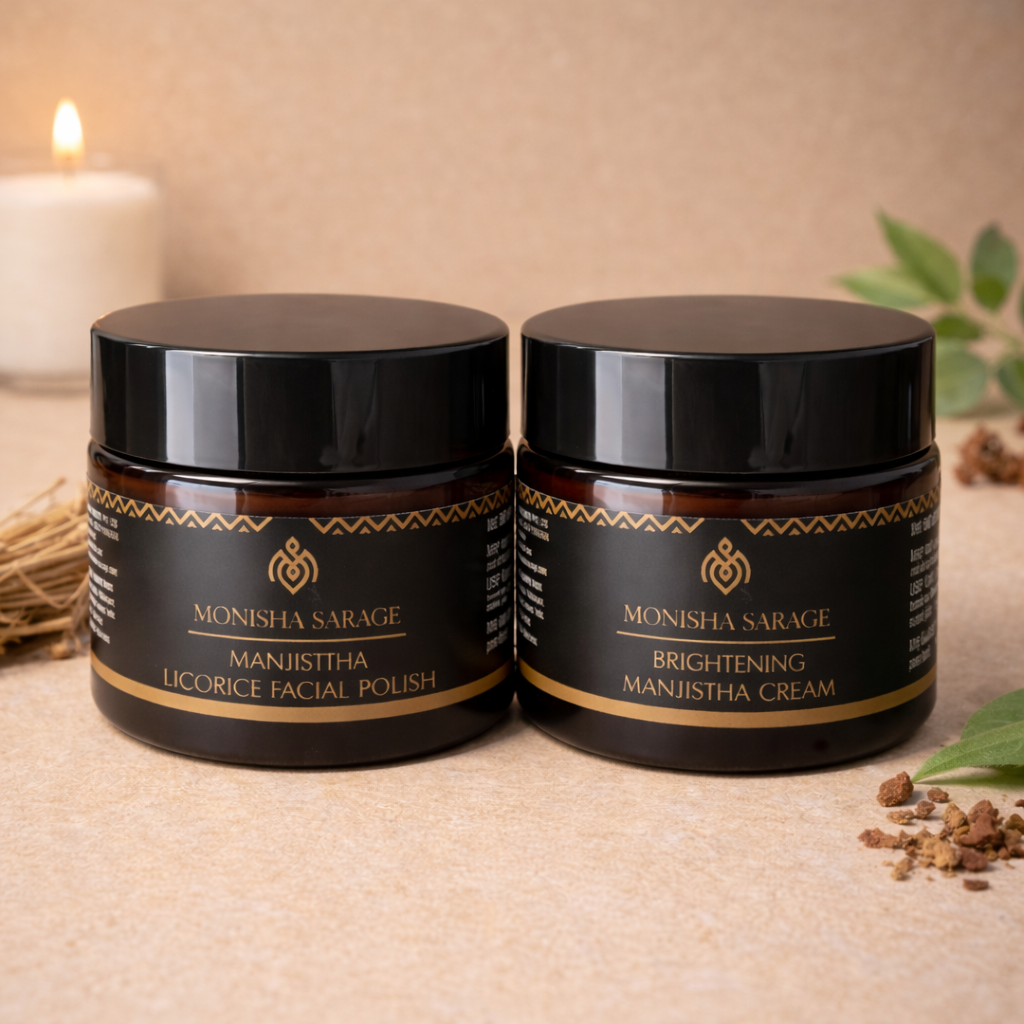 Manjistha Licorice Combo | For perfect glowing skin| suits all skin types | 50gms+50gms