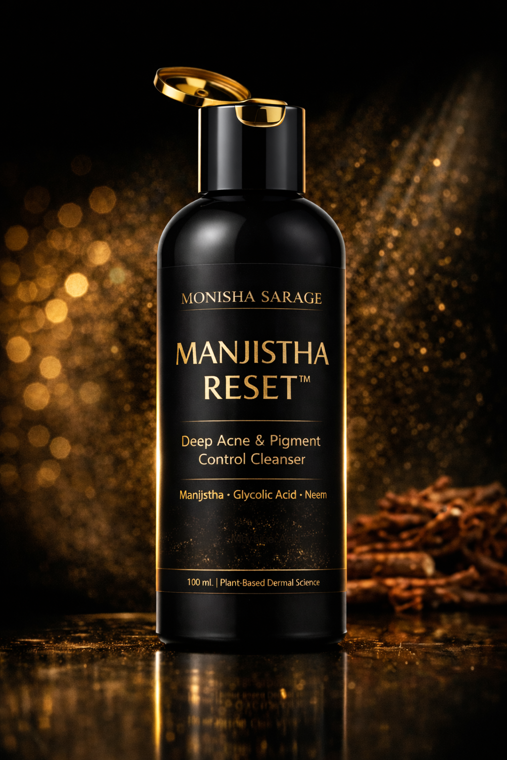 Manjistha Reset™ Facewash for Pigmented & Dull Skin | Brightening Cleanser for 35+ | 100ml
