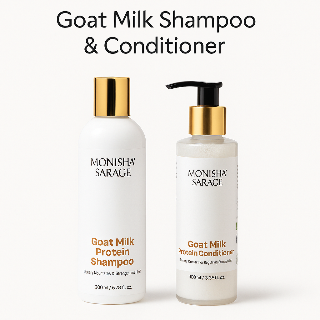 Goat Milk Shampoo (200ml) + Conditioner Combo (100ml)