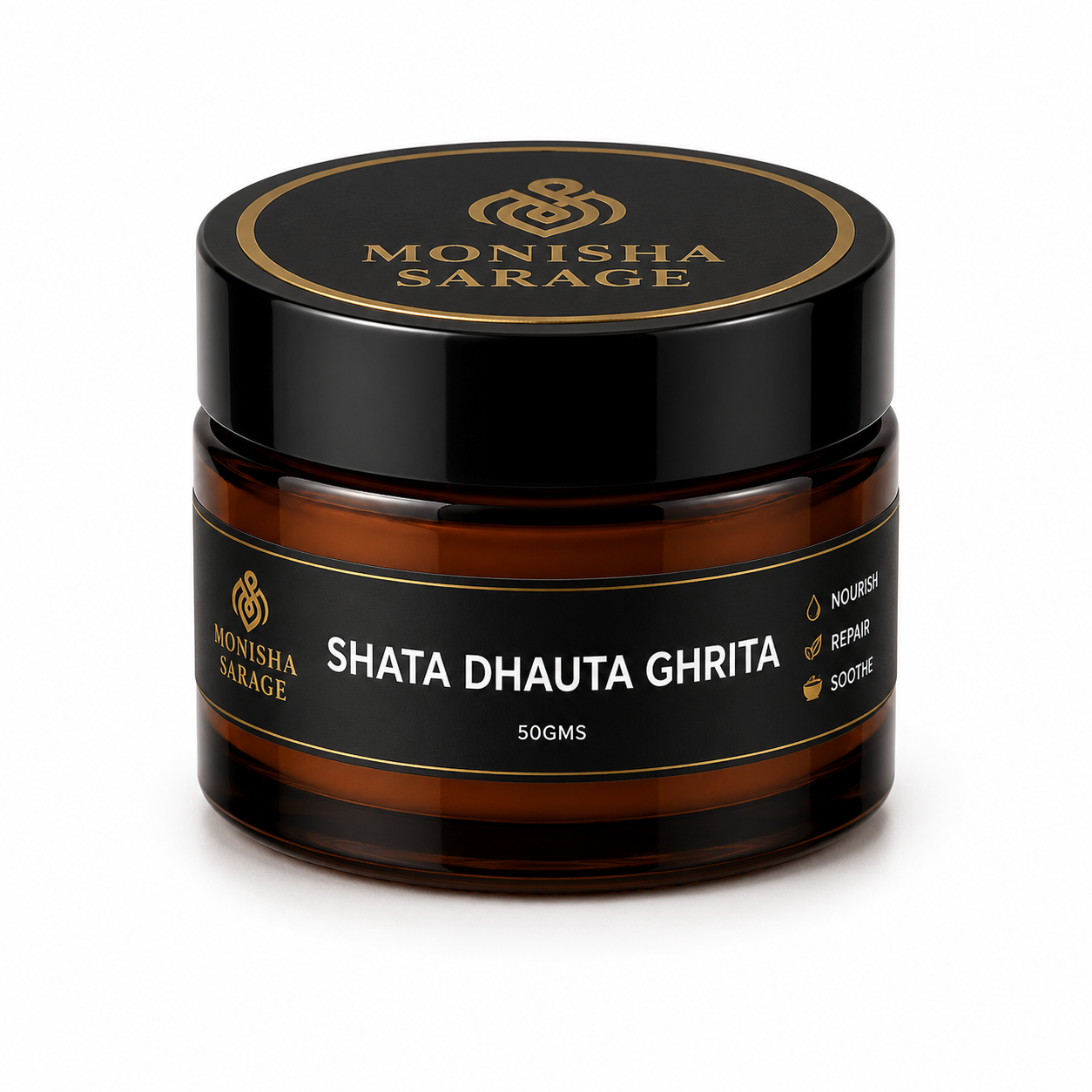 Shata Dhauta Ghrita | 100 times washed ghee| for dry skin| 50 gms