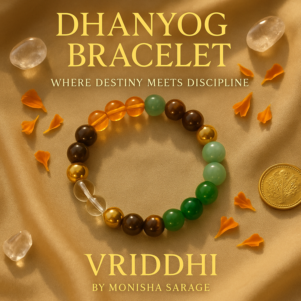 Dhanyog Bracelet | The Wealth Alignment Crystal Band
