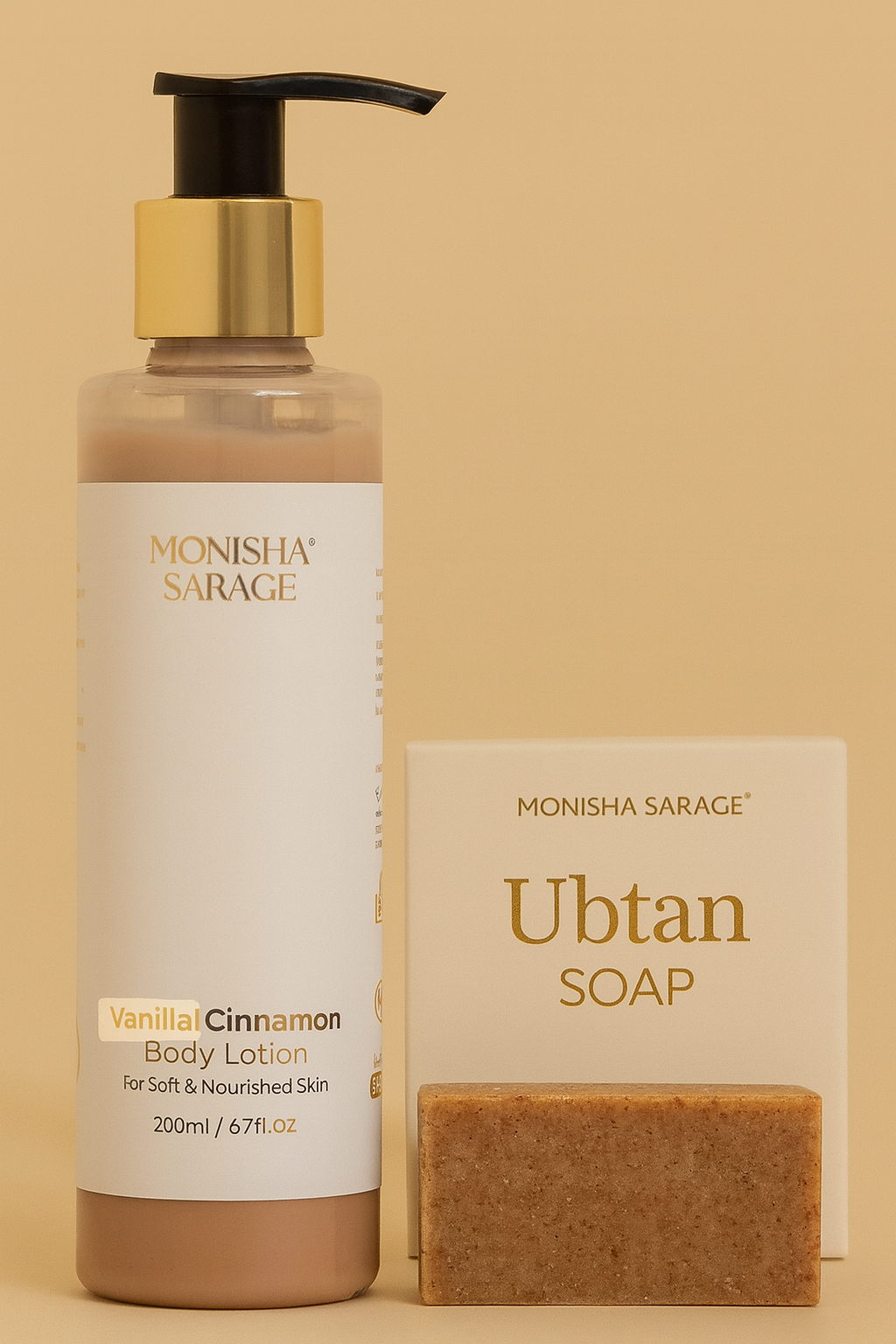 Vanilla body lotion +Ubtan Soap