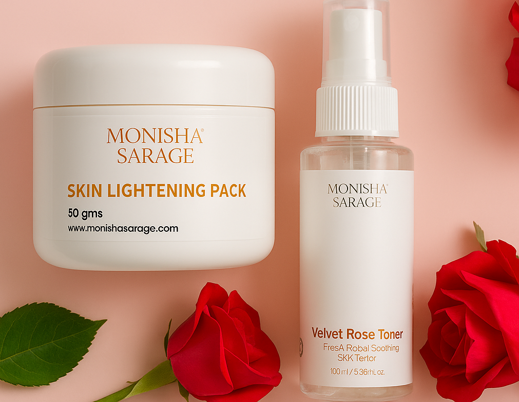 Skin Lightening Pack + Velvet Rose Toner
