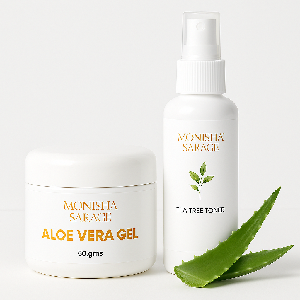 Aloe Vera Gel  + Tea Tree Toner