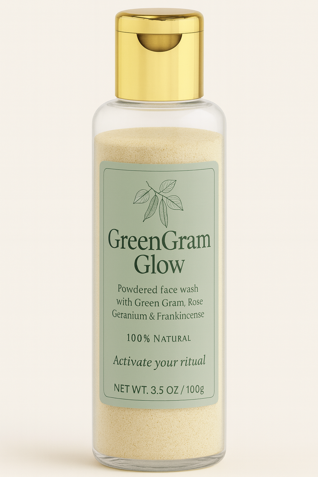 GreenGram Glow – 100% Natural Powder Cleanser | Monisha Sarage