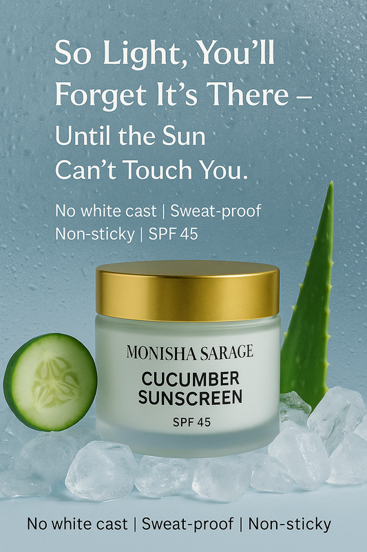 Soothing SPF 45 Cucumber Sunscreen – Sweat-Proof Sun Shield | 30gms