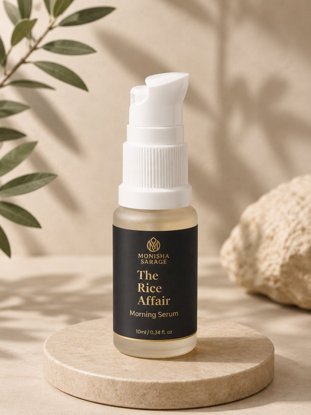 The Rice Affair- Radiance-Boosting Serum | 10ml| Pump dispenser