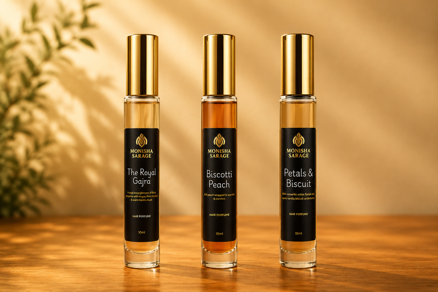Hair Perfume Alcohol-Free Hair Perfume | Long-Lasting Hair Mist | Water-Based Hair Fragrance | 10ml
