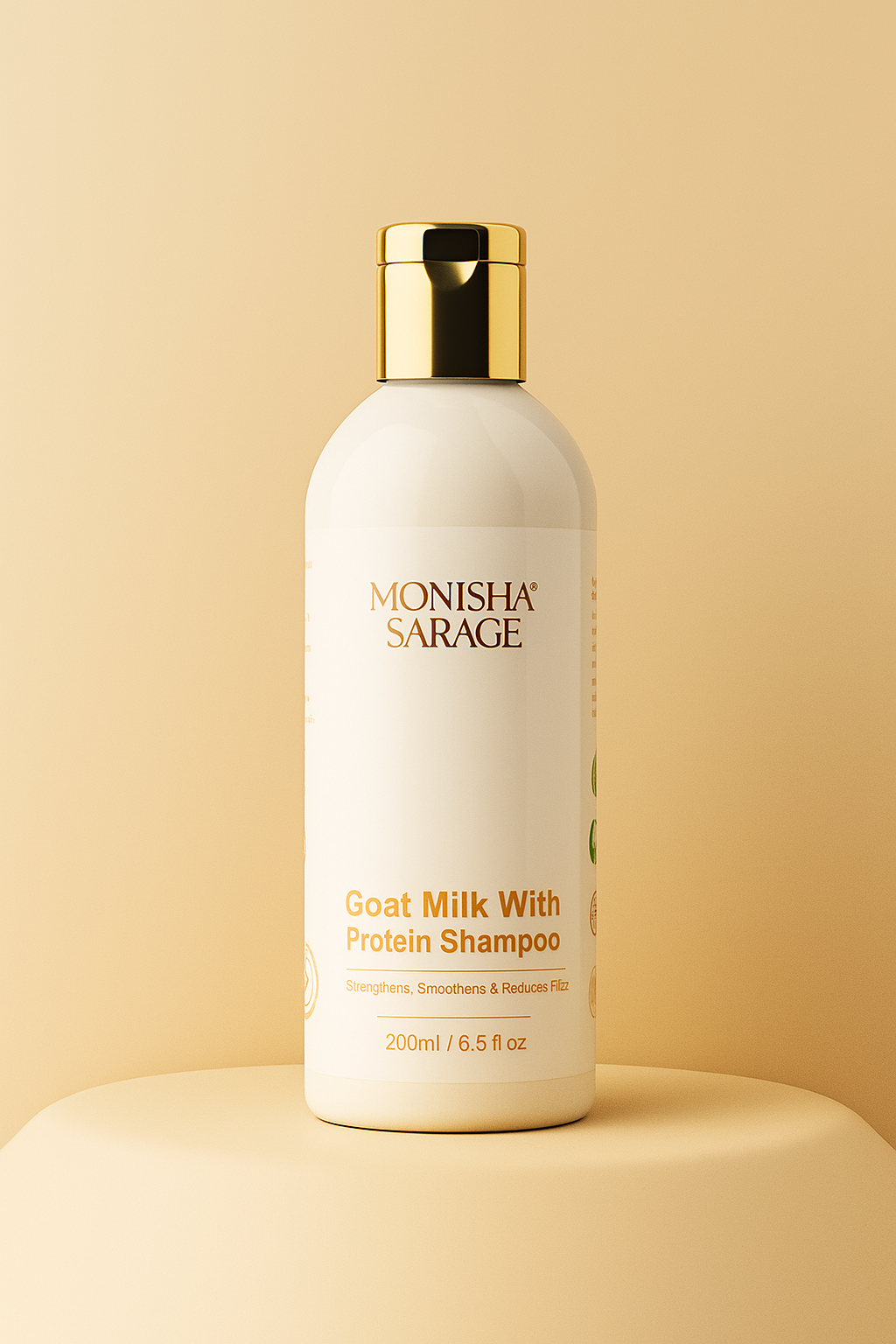 Goat Milk Protein Shampoo | 200ml | For Chemically Treated Hair,Dry, Frizzy Hair