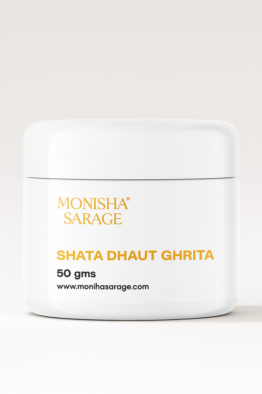 Shata Dhauta Ghrita | 100 times washed ghee| for dry skin| 50 gms