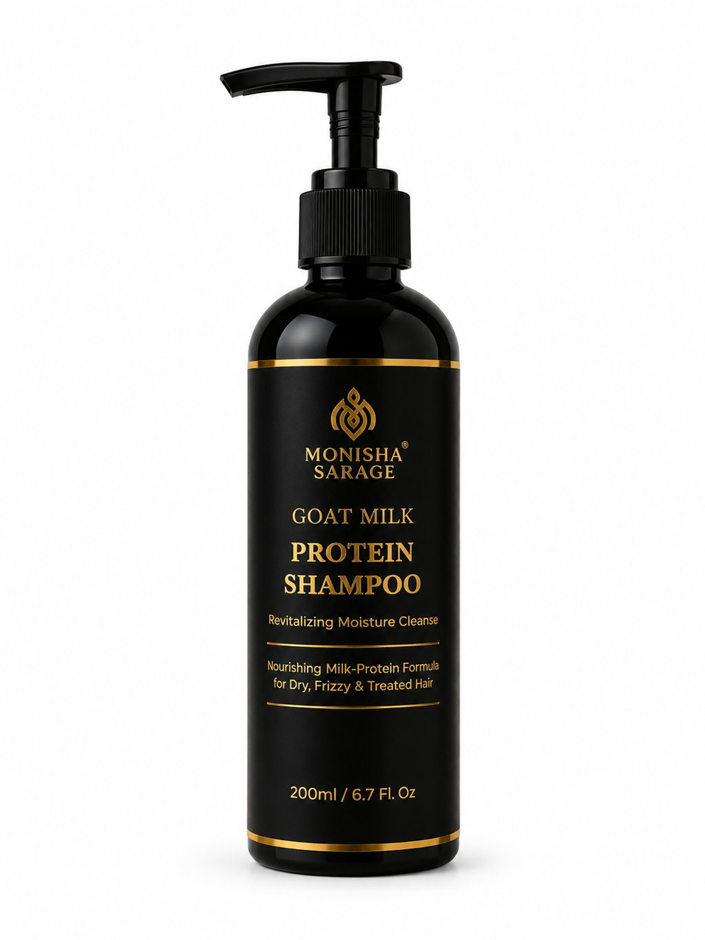 Goat Milk Protein Shampoo | 200ml | For Chemically Treated Hair,Dry, Frizzy Hair