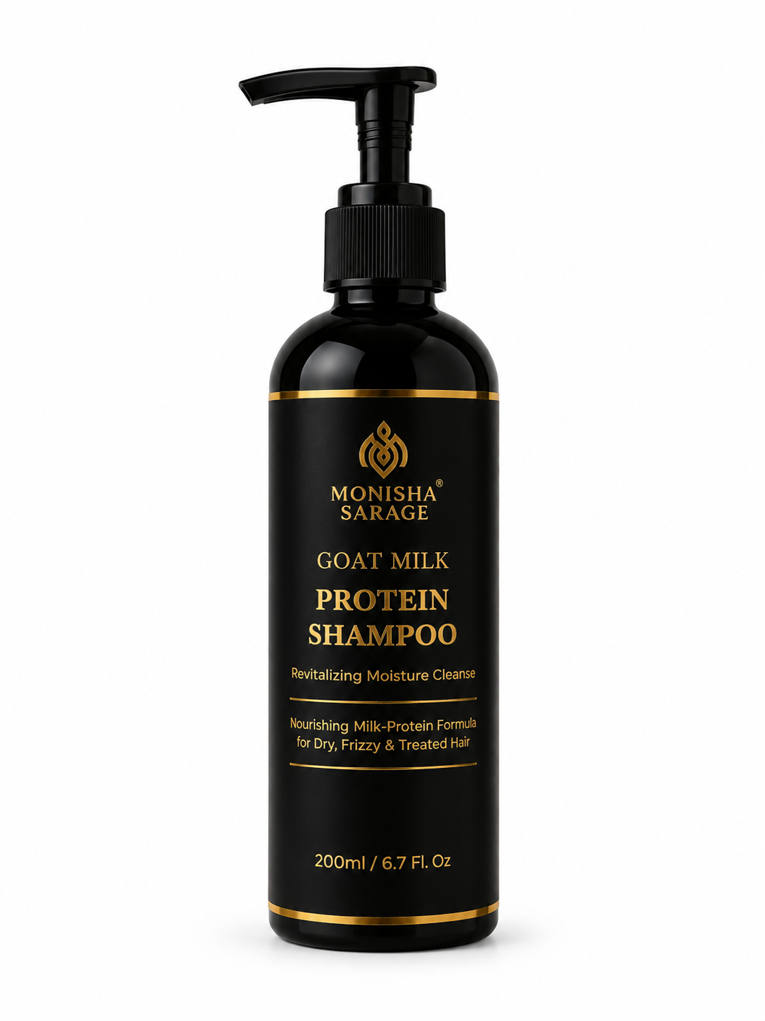 Goat Milk Protein Shampoo | 200ml | For Chemically Treated Hair,Dry, Frizzy Hair