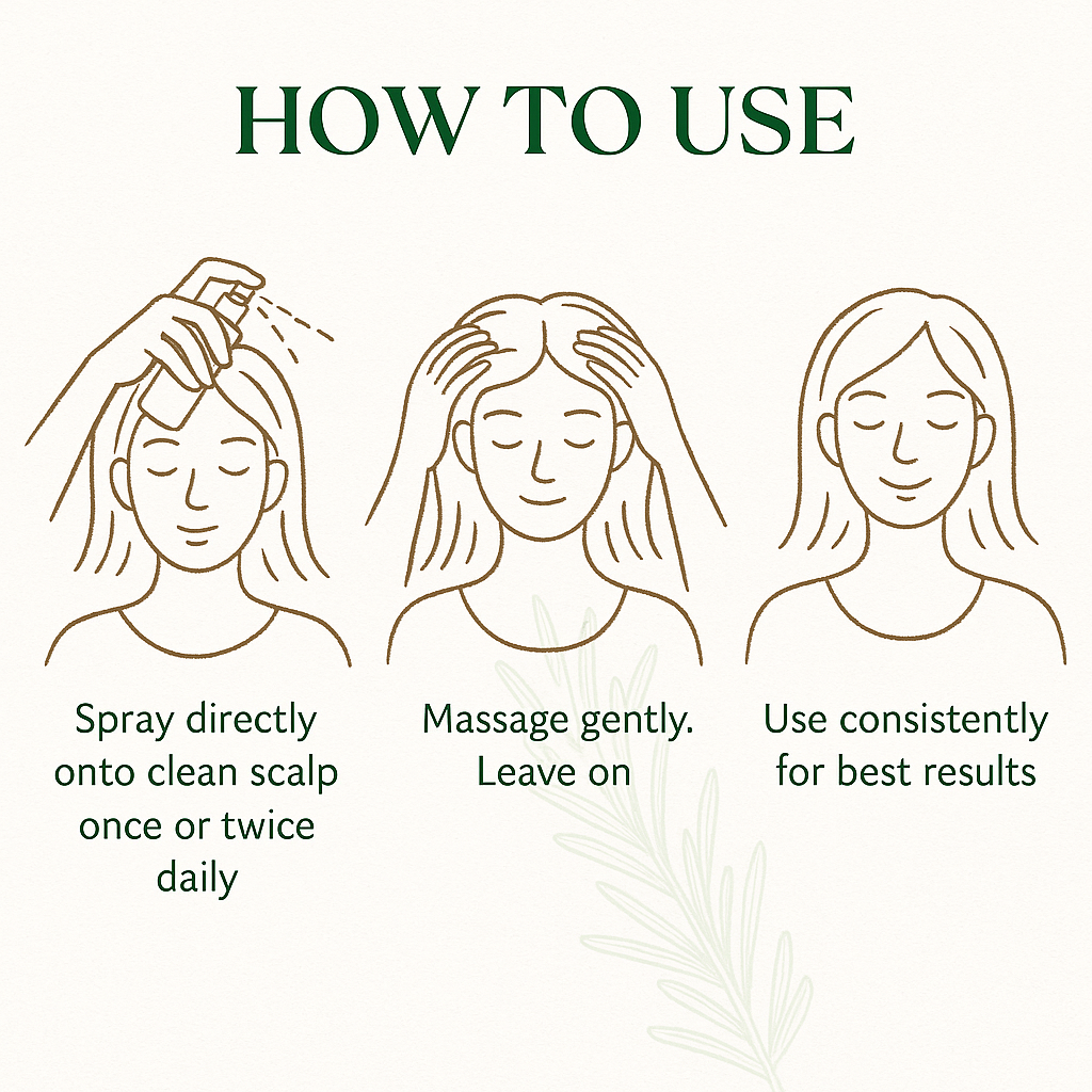 Root Revival – Daily Rosemary Hair Growth Spray