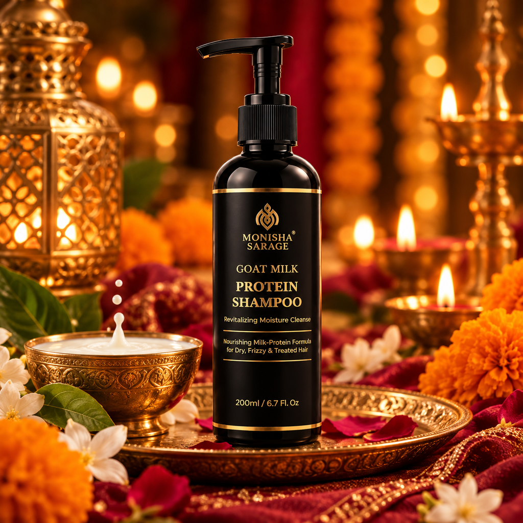 Goat Milk Protein Shampoo | 200ml | For Chemically Treated Hair,Dry, Frizzy Hair