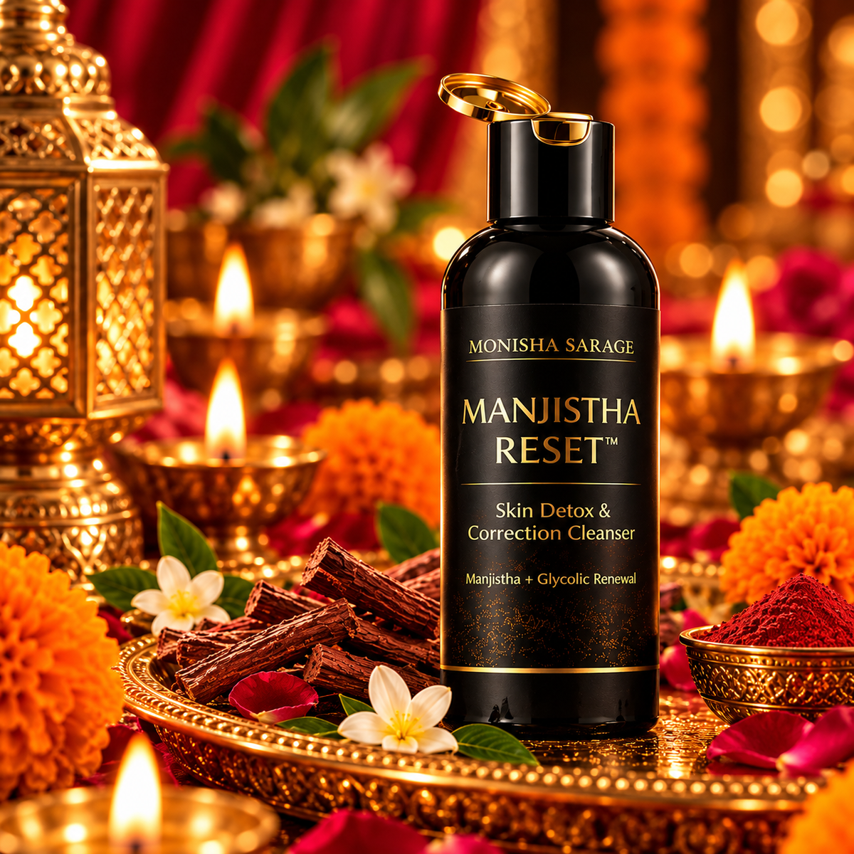 Manjistha Reset™ Facewash for Pigmented & Dull Skin | Brightening Cleanser for 35+ | 100ml