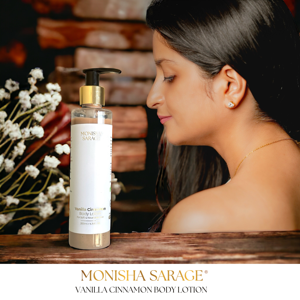 Vanilla Cinnamon Body Lotion| 200ml | For Nourished Skin