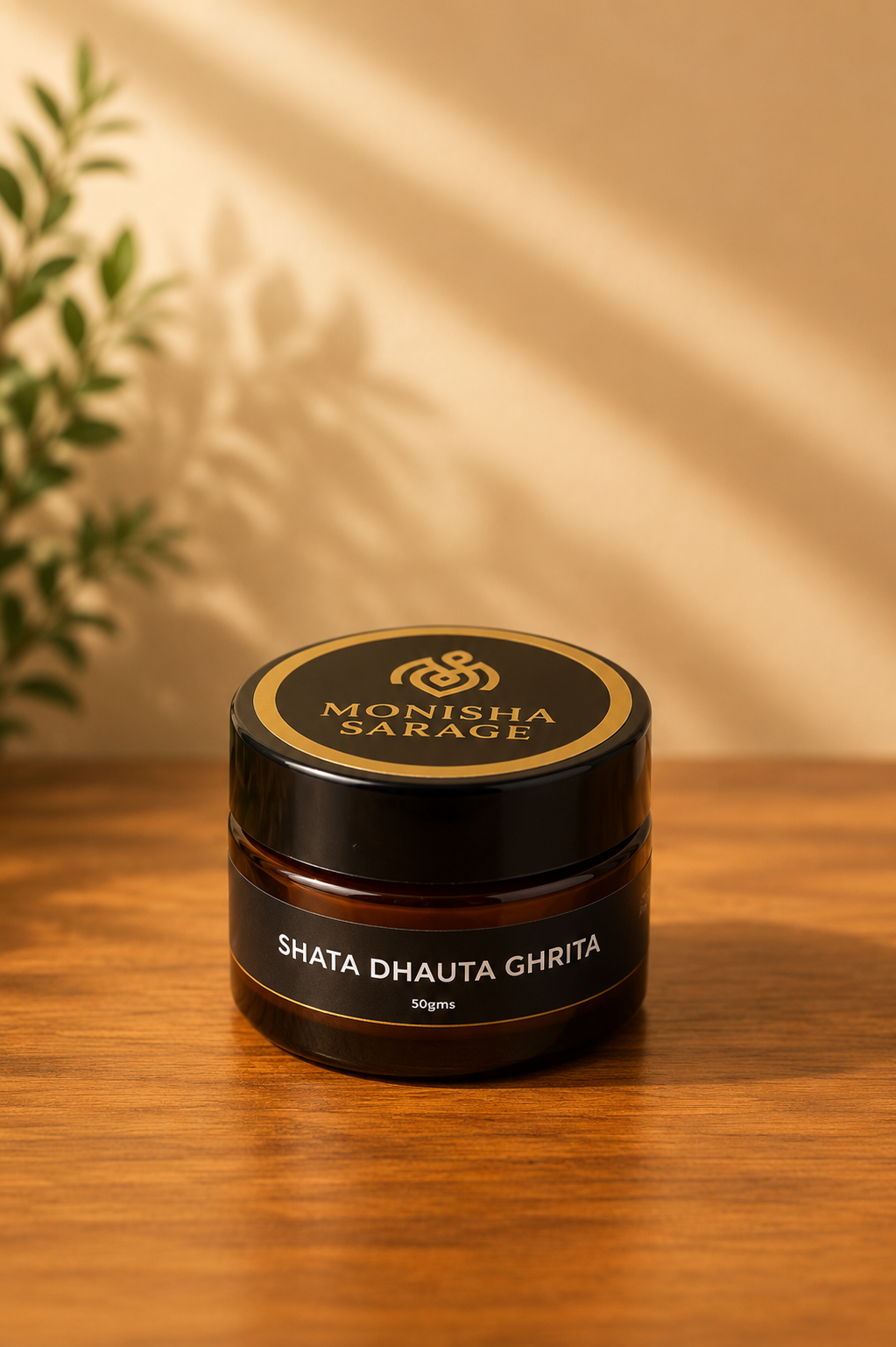 Shata Dhauta Ghrita | 100 times washed ghee| for dry skin| 50 gms