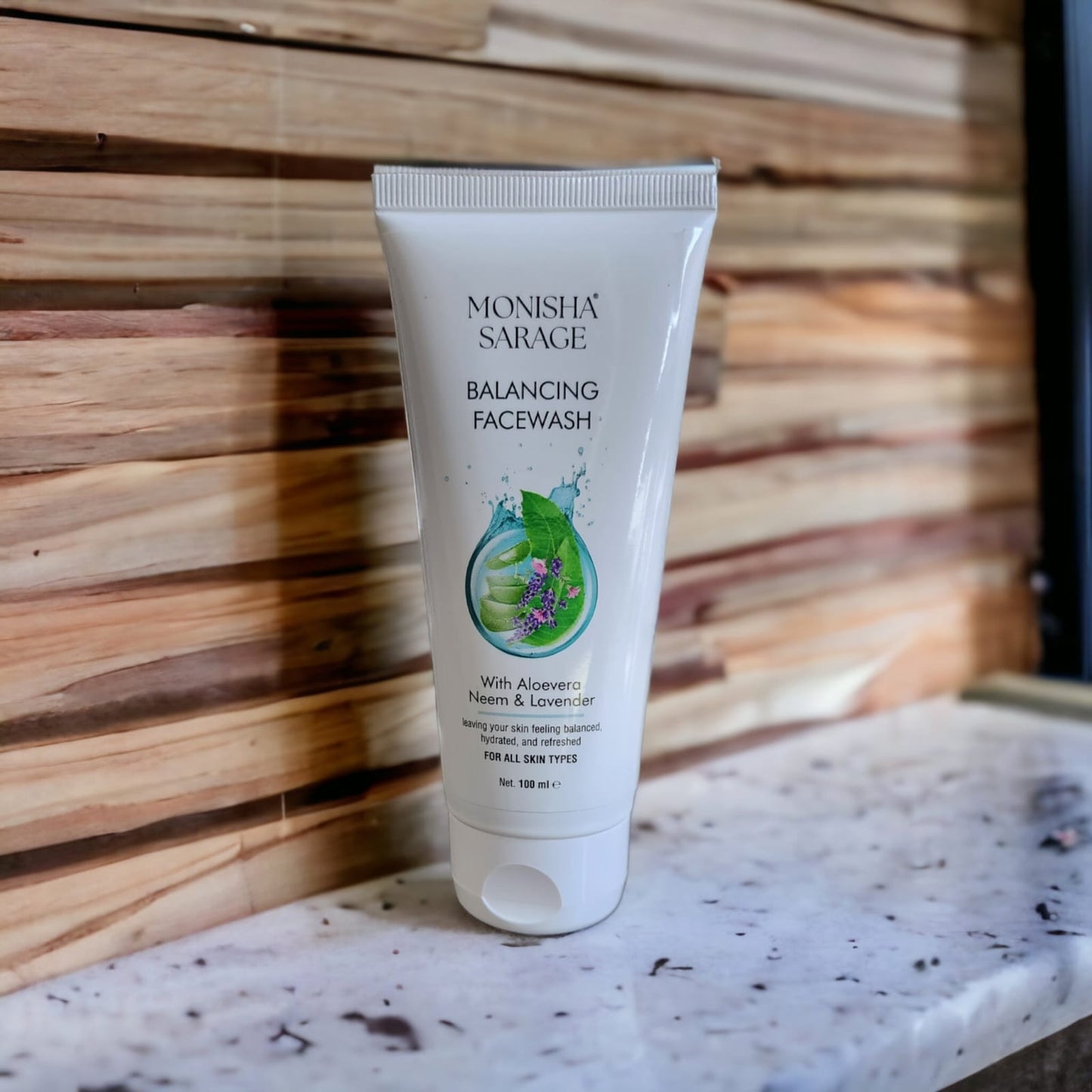 Balancing 3 in 1 facewash with Neem, Aloevera & Lavender | Combination to Normal Skin| 100ml