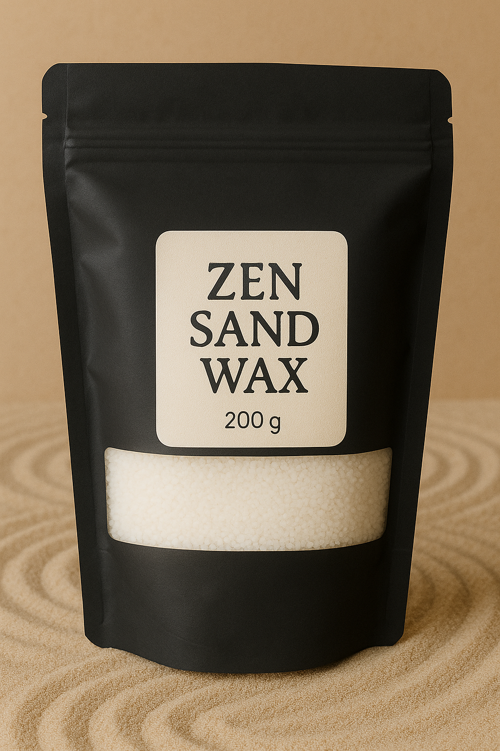 Zen Sand Wax 200gms | Reusable Candle Sand | Pour, Wick & Light Anywhere |Soy