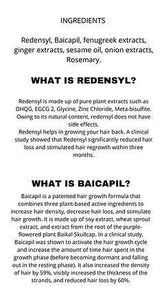 Hair growth serum | Severe hairfall control | Controls balding | 30ml