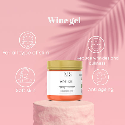 Wine gel | Anti ageing gel moisturiser | 100gms