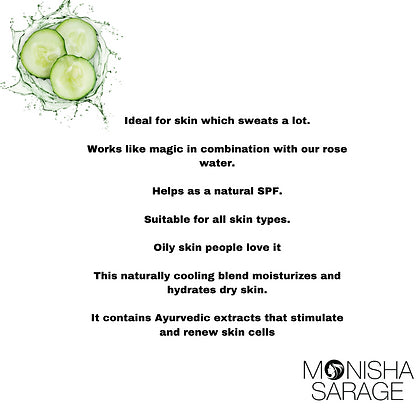 Cucumber gel