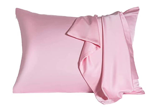 Monisha Sarage’s Satin Silk pillow covers for hair and skin-With Satin Scrunchie