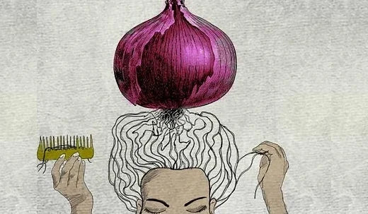 Onion hair mask