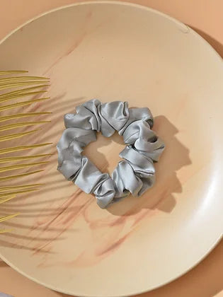 Mulberry  Satin Scrunchies (Set of 4)| No hair breakage