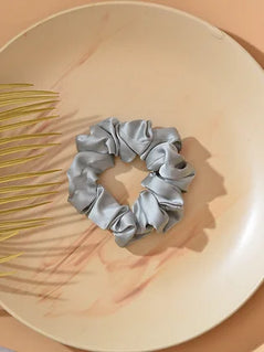 Mulberry  Satin Scrunchies (Set of 4)